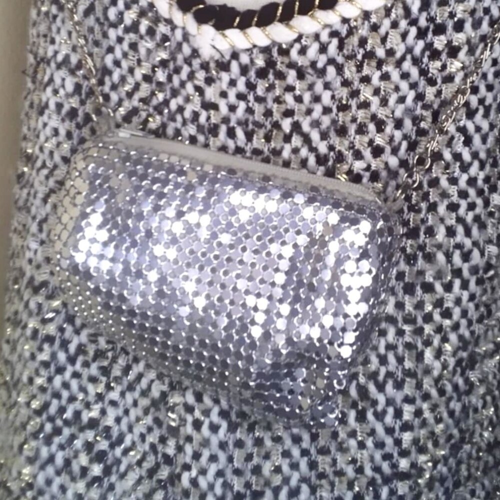 VINTAGE SILVER PURSE